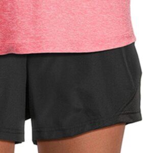 Core Running Shorts w pockets, built in panti styl liner + zippered pocket BLACK